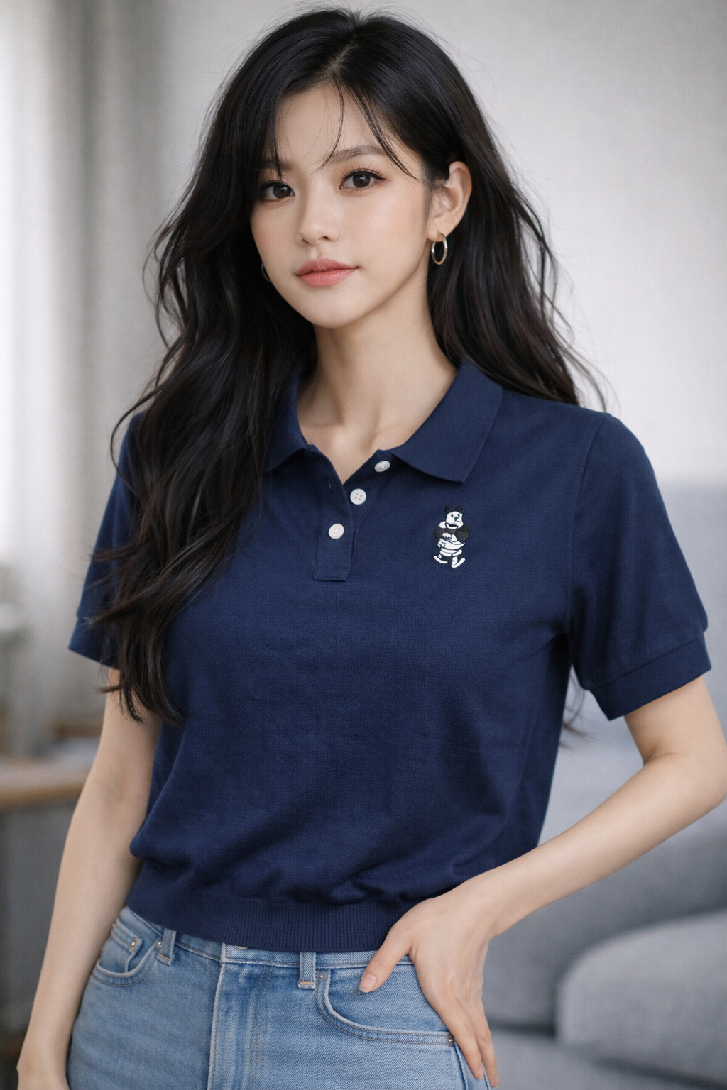 Imported Korean Basic Polo T Shirt Wholesale | Women Western Wear Supplier India