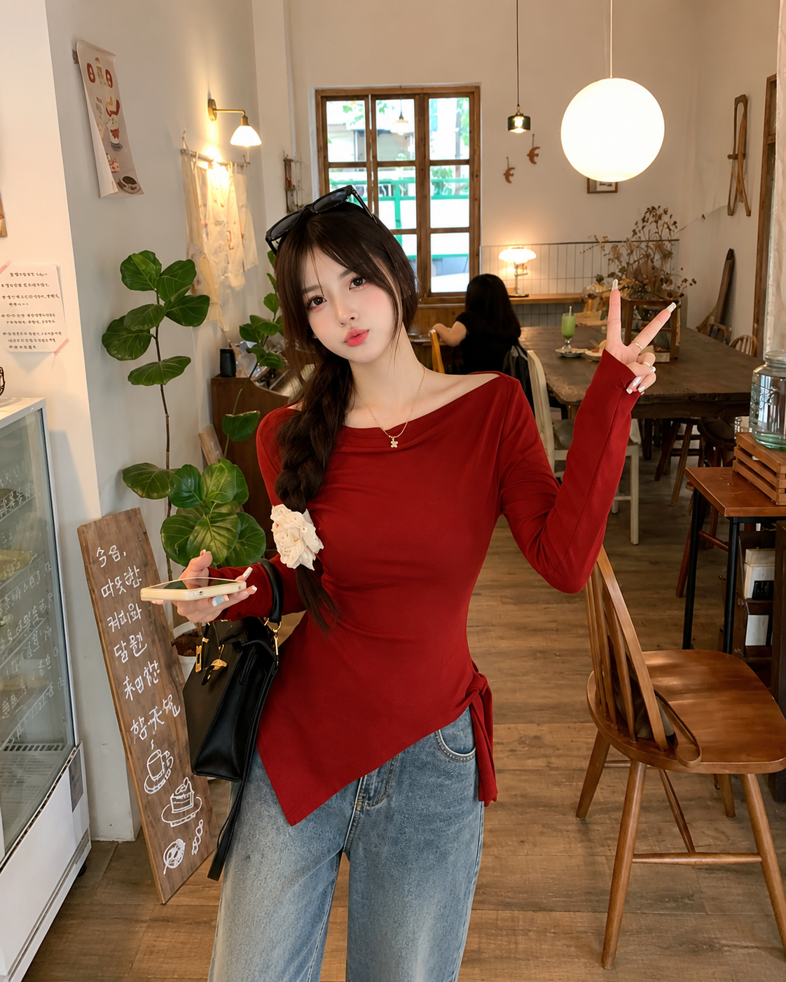 Asymmetric Long Sleeve Bralette - Bulk Apparel Supplier India