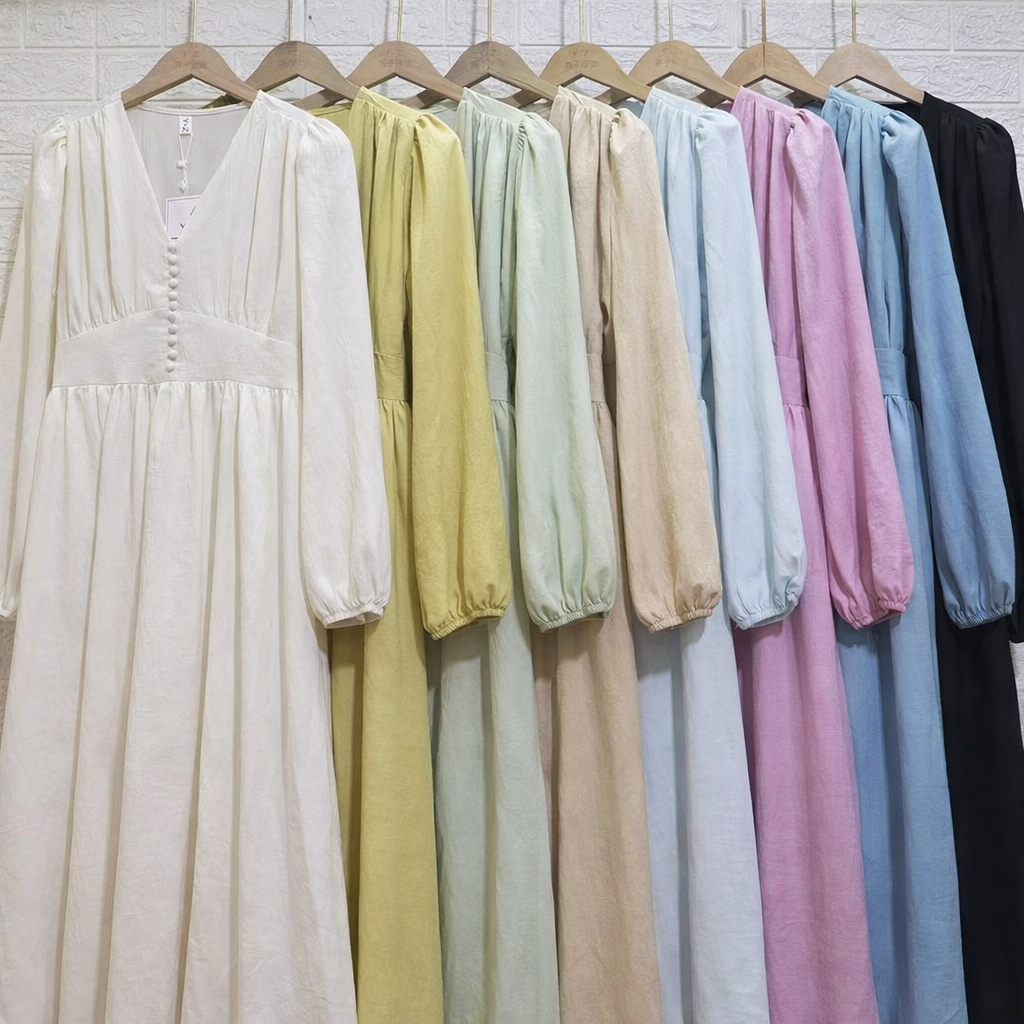 Imported Korean Full Sleeve Long Dress Wholesale Wholesale India - Zadine Fashion