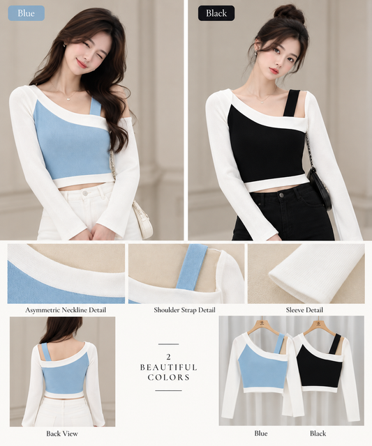 Layered Knit Top - Korean Wholesale Supplier India