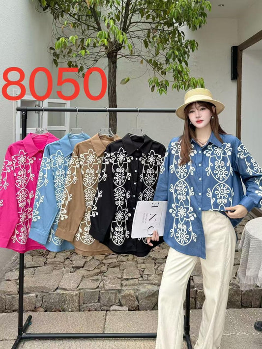 Embroidery Shirt 10 by Zadine – Korean imported B2B fashion