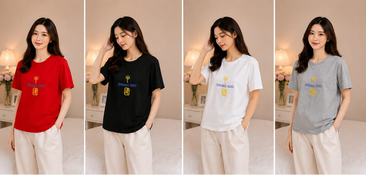 Korean Graphic Oversized T-Shirt for Women | Imported Western Wear Wholesale Supplier India