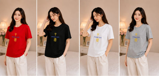 Korean Graphic Oversized T-Shirt for Women | Imported Western Wear Wholesale Supplier India