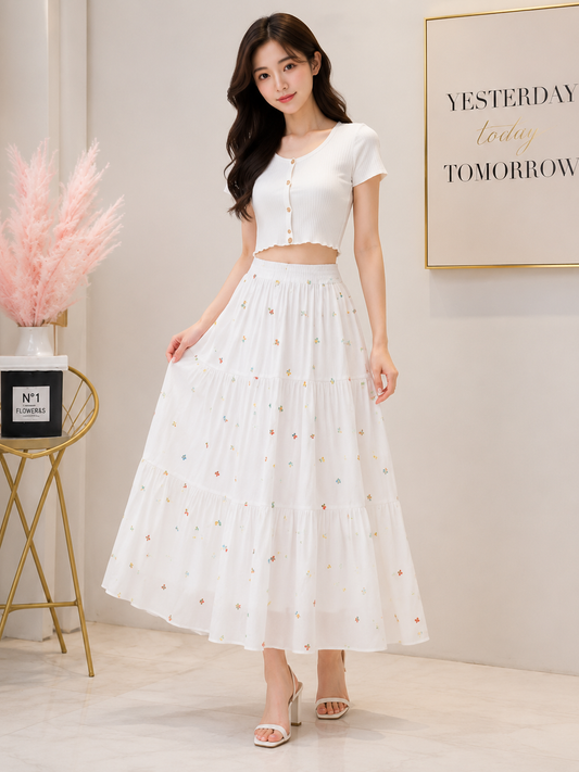 Minimalist High-Waist Pencil Skirt - High-Quality Imported Clothing
