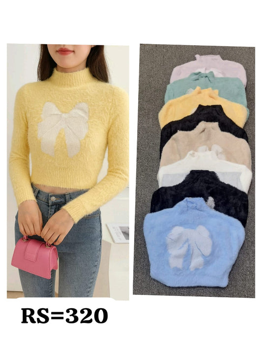 Fluffy Korean Winter Sweatshirt | Wholesale Women Korean Western Wear