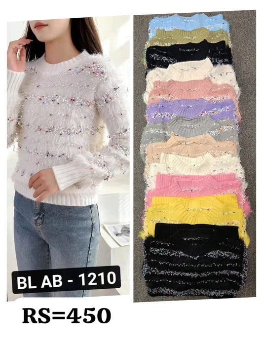 Leaf?pattern textured pullover sweater, subtle self?design knit; easy, everyday layer