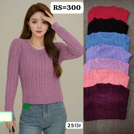 Sweater-shirt hybrid top—soft knit body with shirt collar and cuffs for smart-casual outfits.