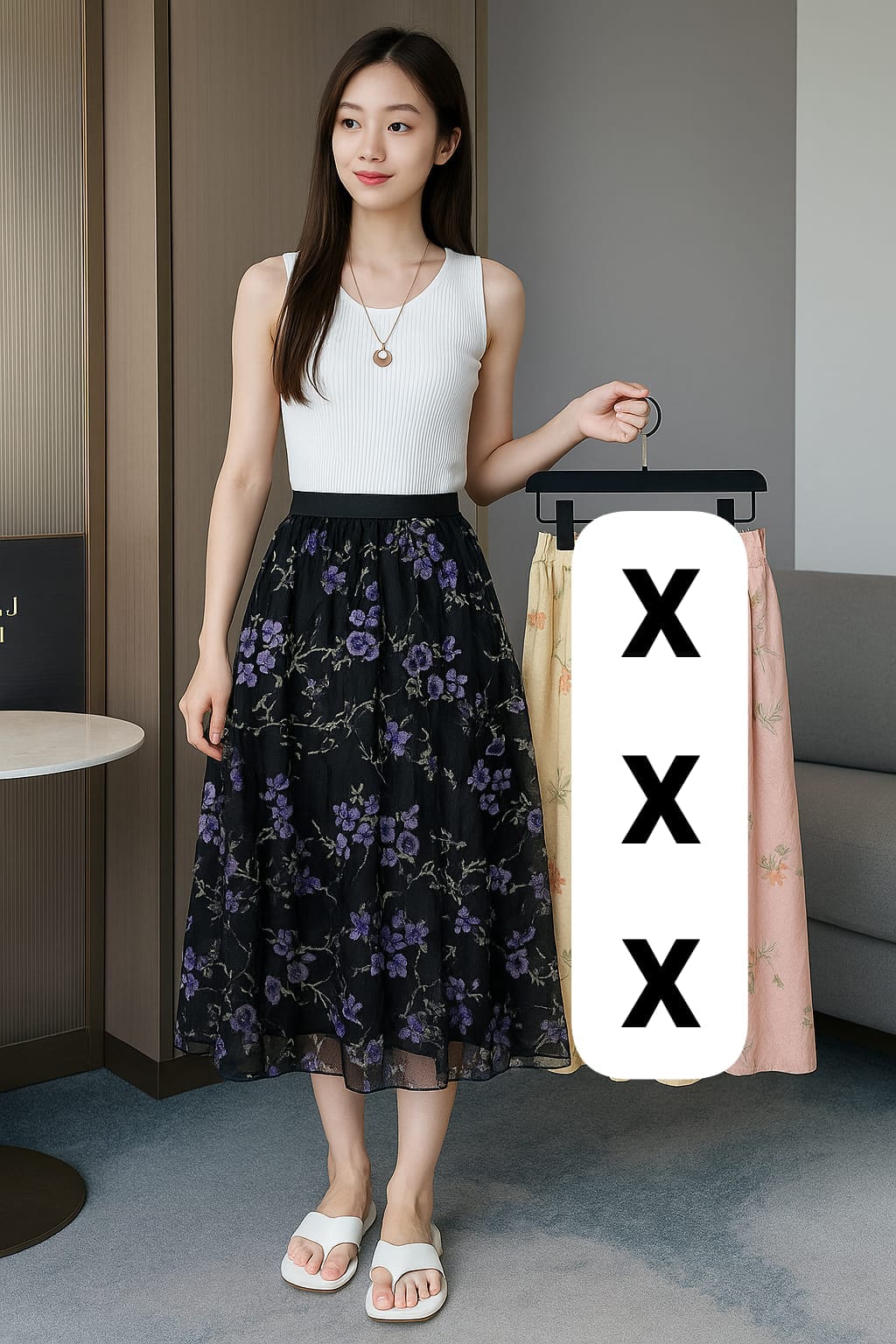 Chiffon Printed Shirt 53 by Zadine – Korean imported B2B fashion