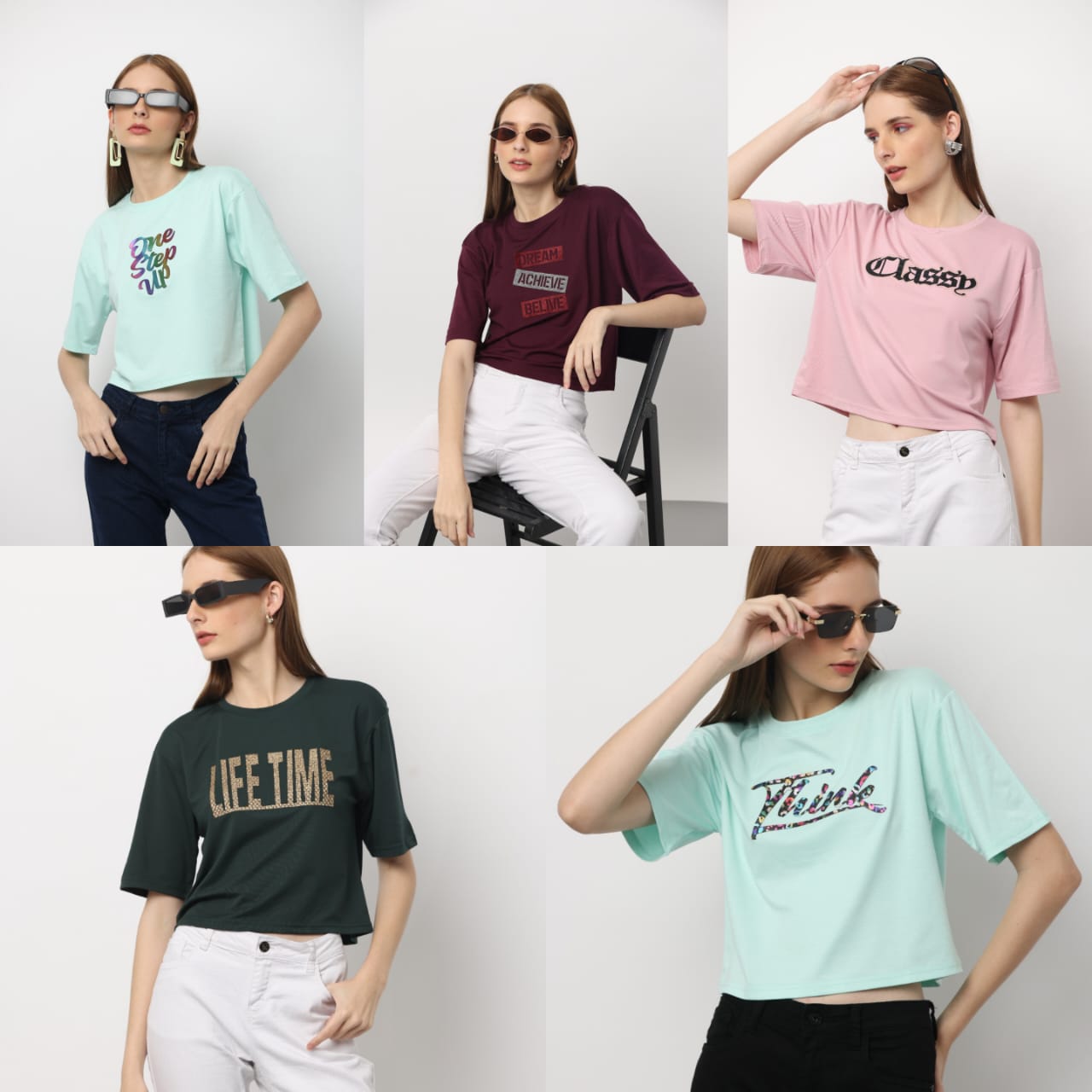 Crop T-Shirt 144 by Zadine – Korean imported B2B fashion