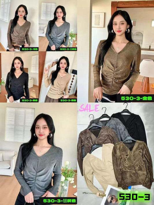 Fancy Shimmer Top 85 by Zadine – Korean imported B2B fashion