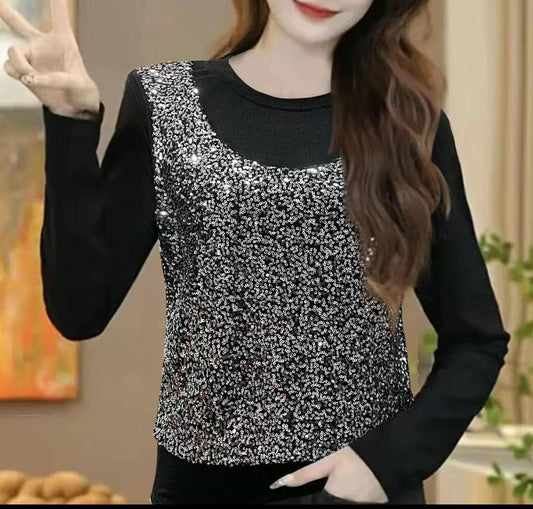 Fancy Shimmer Top 87 by Zadine – Korean imported B2B fashion