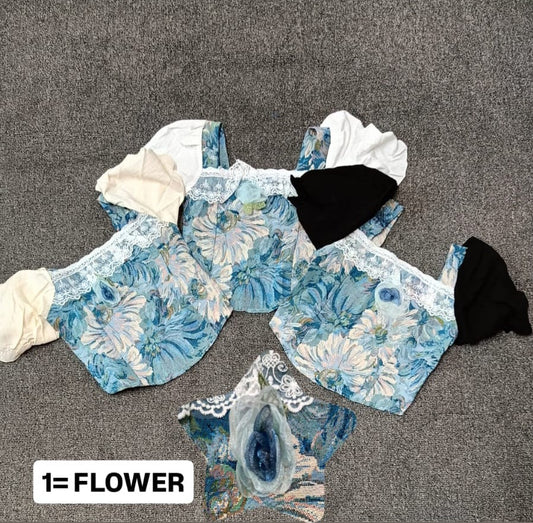 Printed Crop Top 99 by Zadine – Korean imported B2B fashion