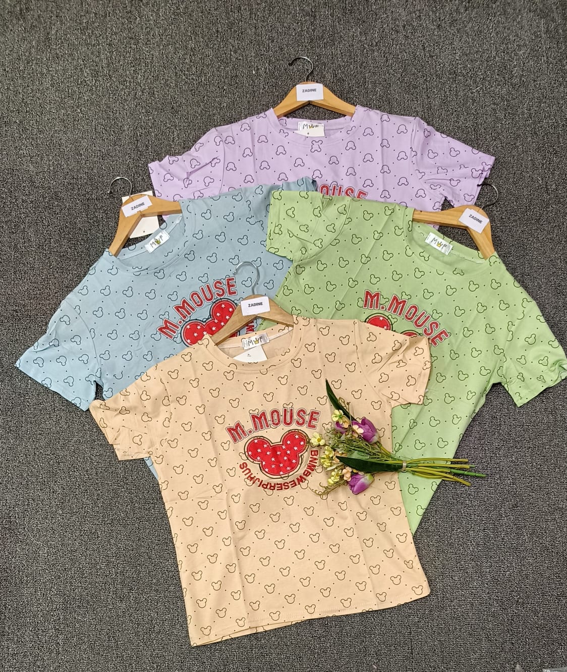 Printed Tshirt 126 by Zadine – Korean imported B2B fashion