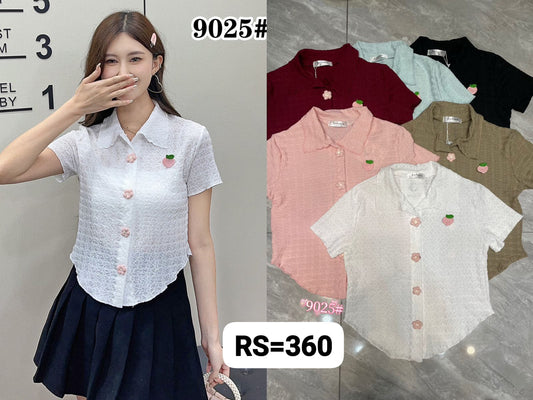 Zadine (Pack of 6 ) Imported Crop Top For Women. Rate : 360