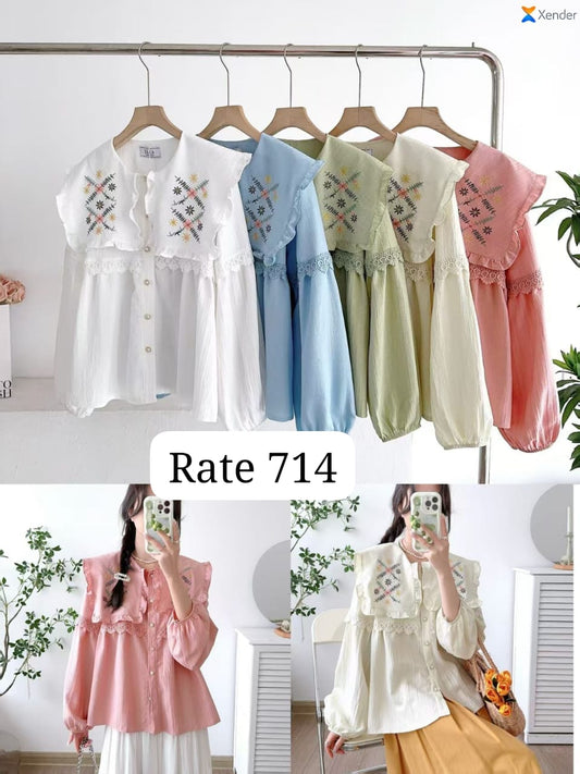 Imported Embroidery Shirt | Wholesale WESTERN Wear  - ZF-118