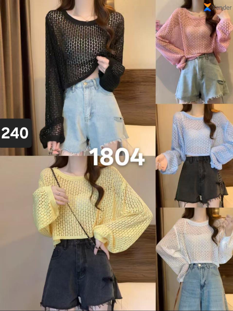 Imported Crosio Lace Top | Wholesale Korean Women's Wear   - ZF-131