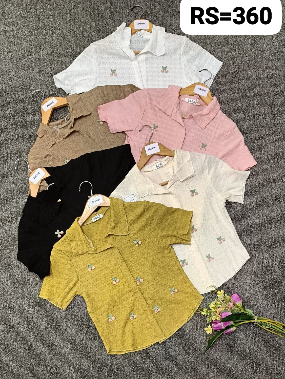 Zadine (Pack of 6 ) Imported Crop Top Fo Women. Rate : 360