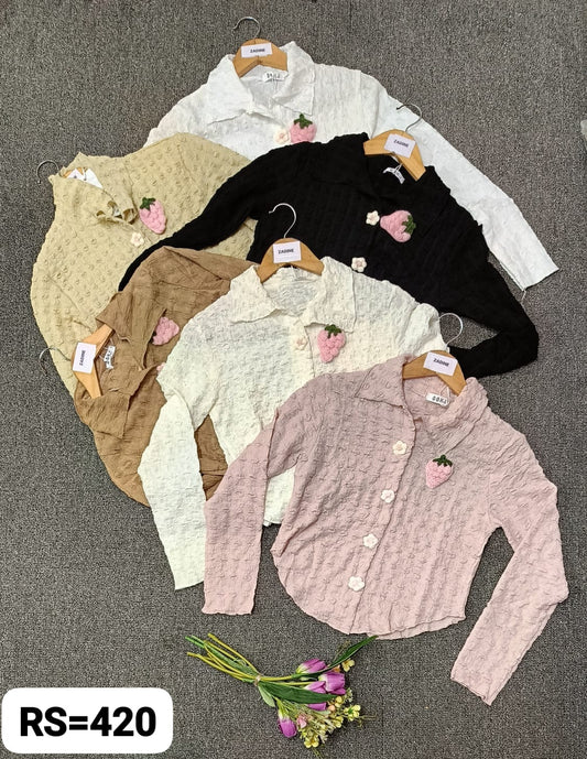 Zadine (Pack of 6 ) Imported Crop Top Fo Women. Rate : 420