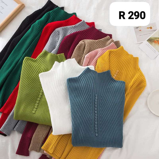 Imported Knitting Fullslevees Crop Top | Wholesale Korean Womens Wear  - ZF-54