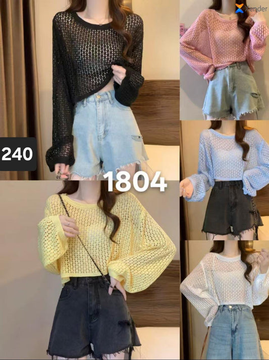 Imported Crosio Lace Top | Wholesale Korean Women's Wear   - ZF-131