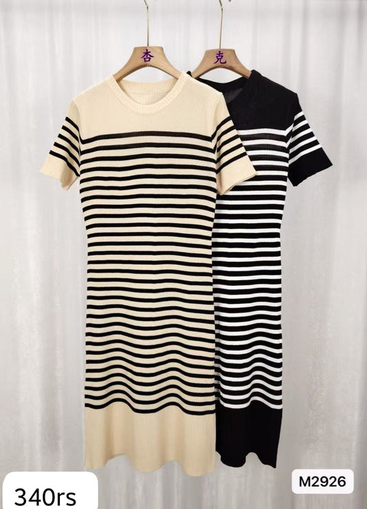 Imported Midi Dress  | Wholesale Korean Women’s Wear  (PACK OF 4 COLOR)
