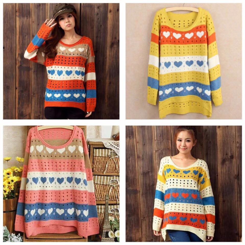 Woolen Oversized Fullslevees Tshirt 65 by Zadine – Korean imported B2B fashion